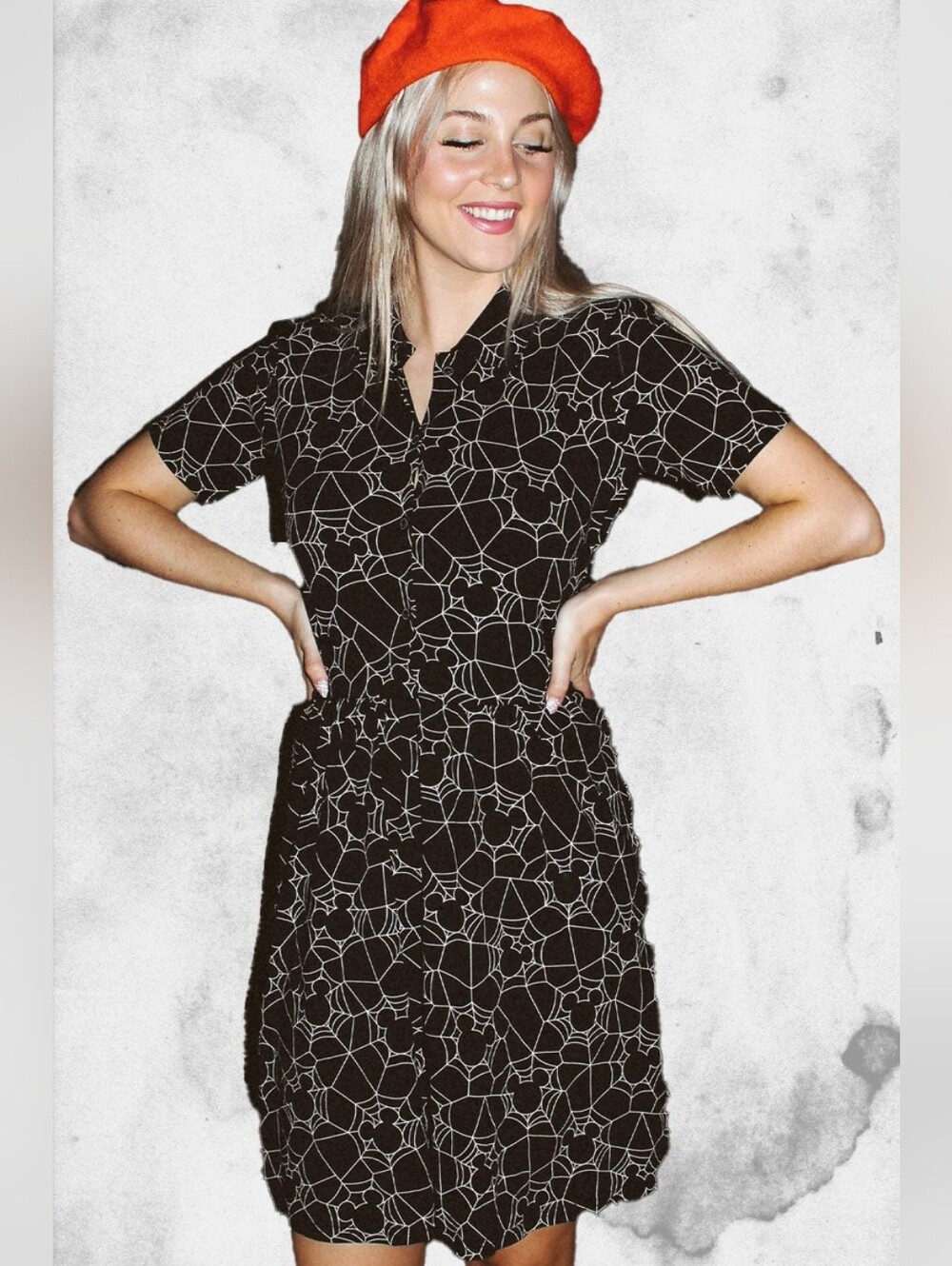Disney Officially Licensed Cakeworthy Mickey Mouse Spiderweb Dress
